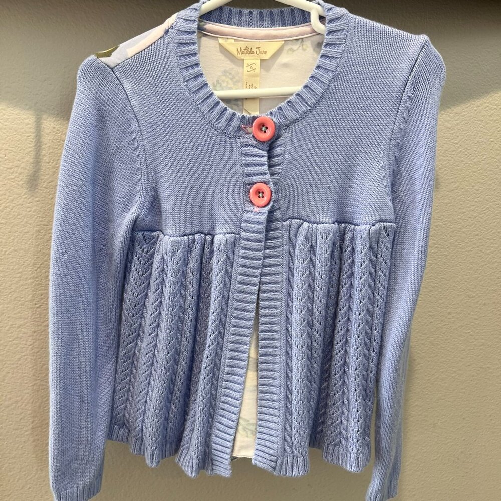 Matilda Jane cardigan in Size 4, in Good pre‑owned condition.